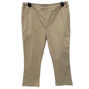 Renwick Sport RNWK Kick Flare Twill Khaki Golf Pants Size XL